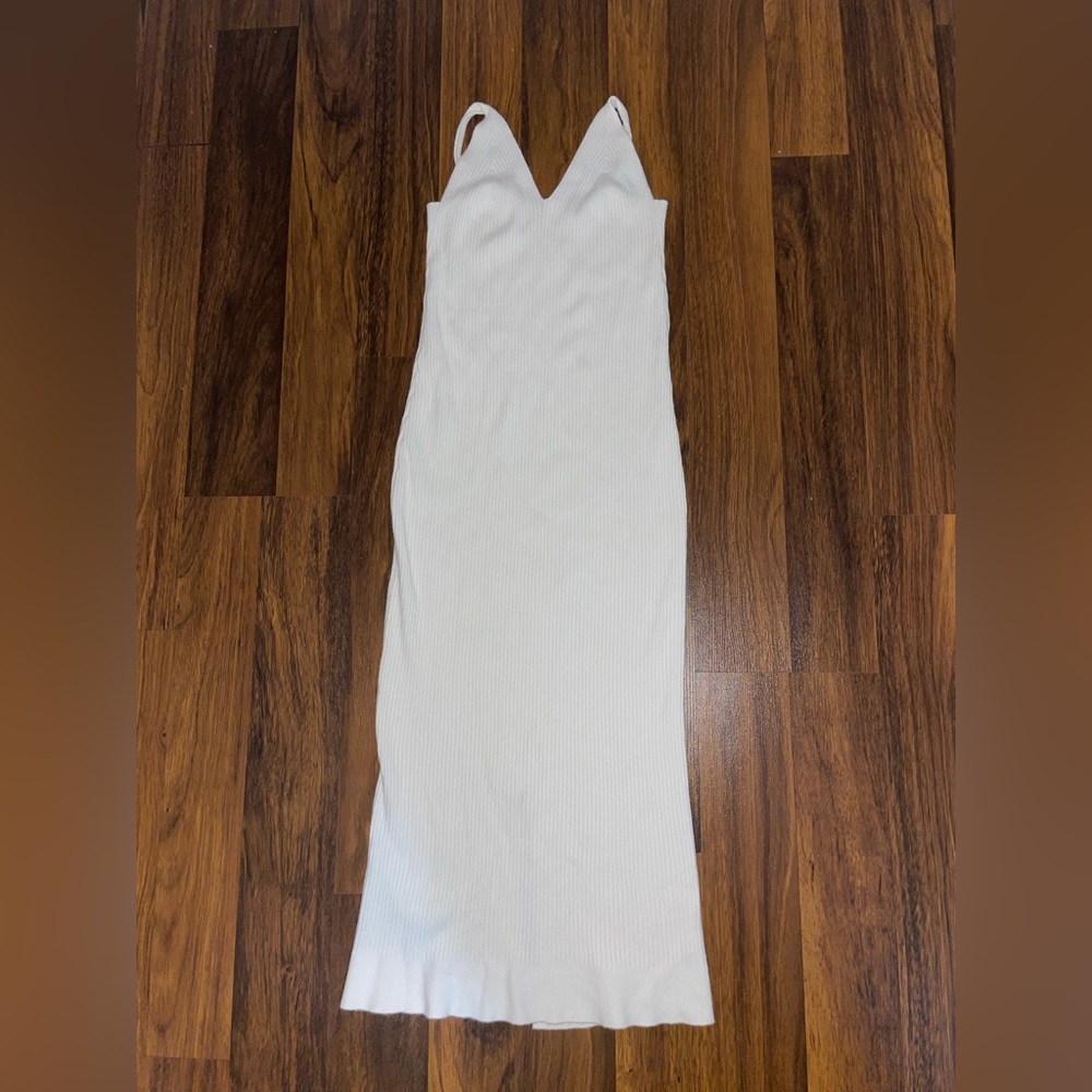 Women's Sweater Dress Knit V Neck Bodycon Midi Stretchable Elasticity Bride